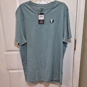 ❤️ Hurley Men's Short Sleeve Tee Oasis,moon graphic on back NWT